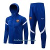 Chaqueta De Entrenamiento Con Capucha FC Barcelona 2022-23 Azul - Hombre